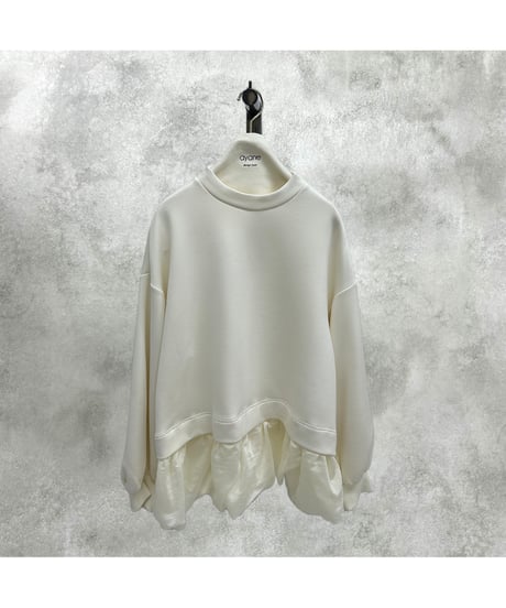 【ayane】裾シアードッキングカットソープルオーバー　897122