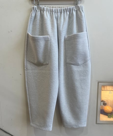 NATURAL LAUNDRY│ショート丈Wリングワイドテーパードパンツ