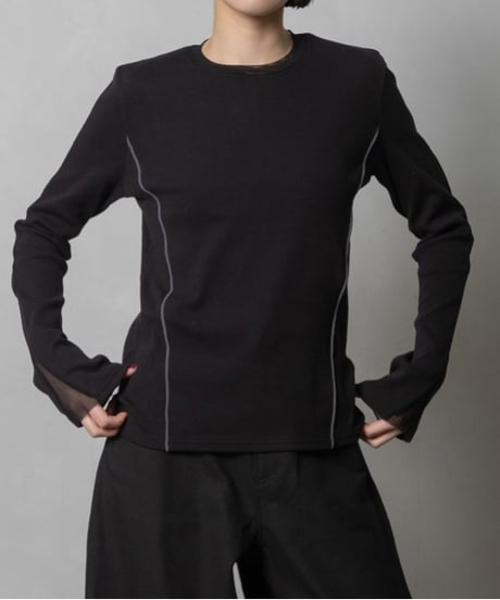 MARECHAL TERRE｜リブインナーカットソー