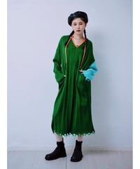 【HCAE】  DAMAGED  KNIT DRESS   E26A0043