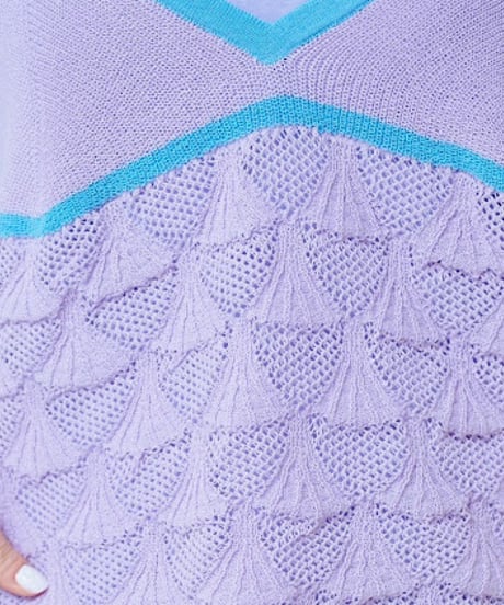 【HCAE】 CONTRAST KNIT CAMISOLE　E27S0013