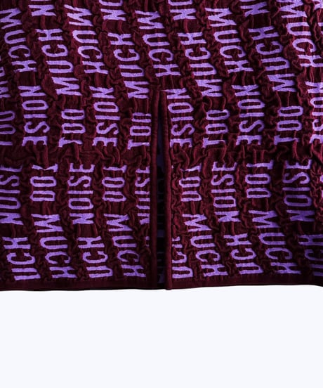 【HCAE】  REVERSIBLE LOGO JACQUARD SKIRT   E26A0039
