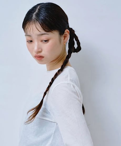 【HCAE】 COLOR CUFF L/S TEE　E27S0005