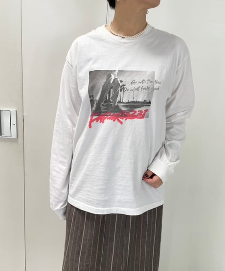 【Lemelange】 フォトプリントT 8711001
