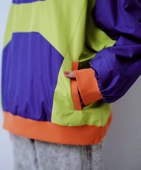 【HCAE】  HALF ZIP TRACK JACKET   E26A0035
