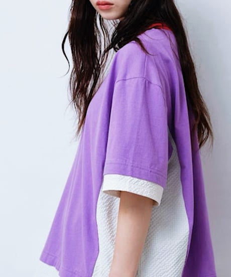 【HCAE】 LAYERED COLLAR COMBINATION TOP　E27S0017