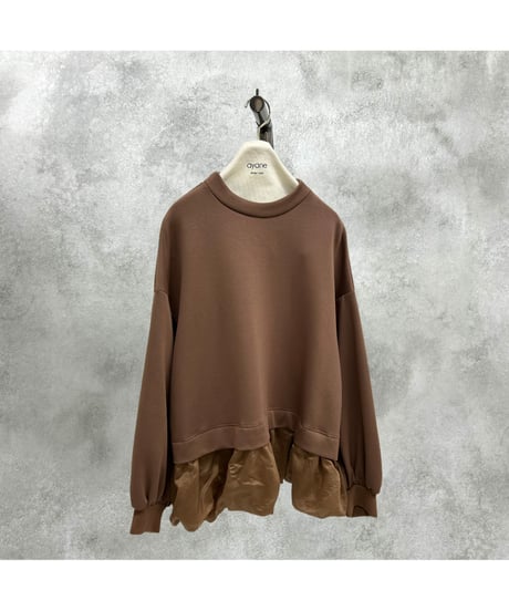 【ayane】裾シアードッキングカットソープルオーバー　897122
