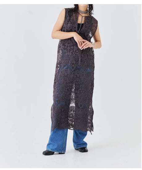 TORAZZO DONNA │  立体コード刺繍レースワンピース