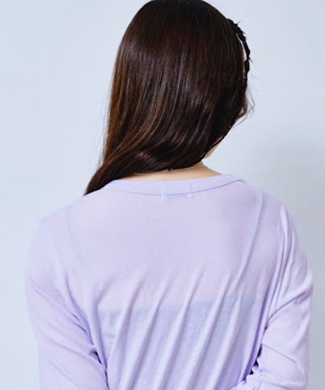 【HCAE】 COLOR CUFF L/S TEE　E27S0005