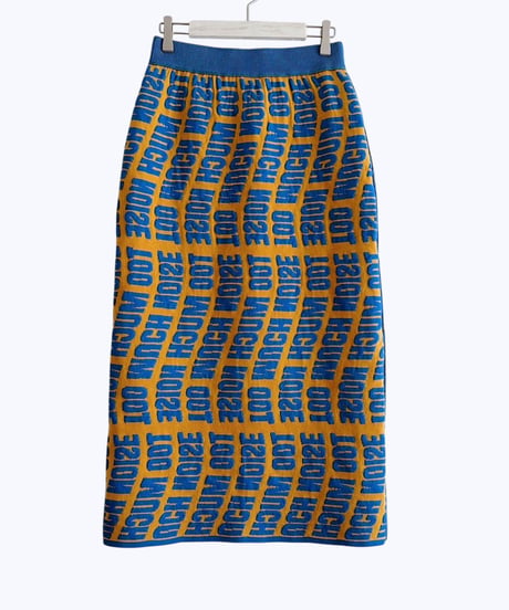 【HCAE】  REVERSIBLE LOGO JACQUARD SKIRT   E26A0039