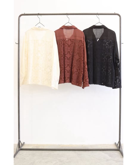 【Lemelange】レースオーバーサイズシャツ 8713207