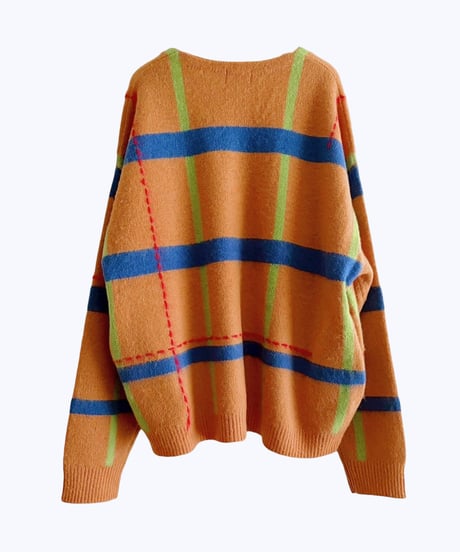 【HCAE】  JACQUARD KNIT CARDIGAN   E26A0044