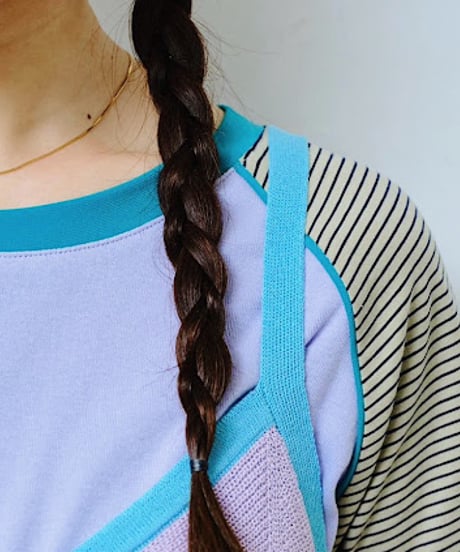 【HCAE】 CONTRAST KNIT CAMISOLE　E27S0013