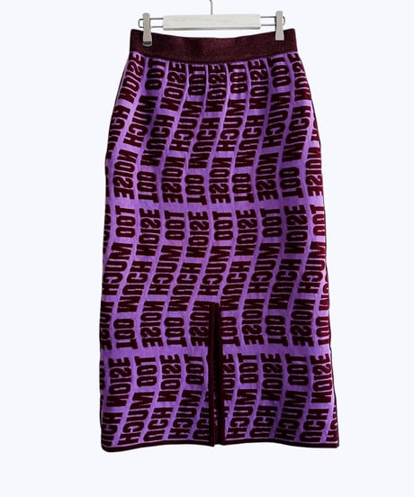 【HCAE】  REVERSIBLE LOGO JACQUARD SKIRT   E26A0039