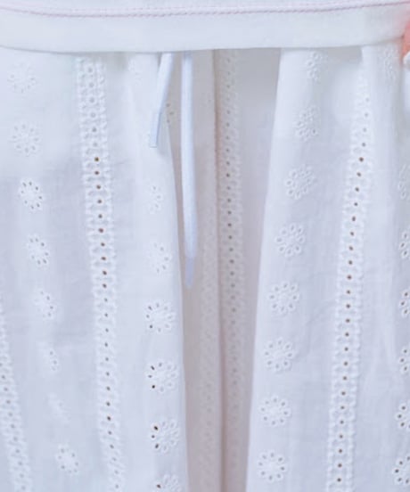 【HCAE】 CUTWORK LACE FRILL PANTS　E27S0004