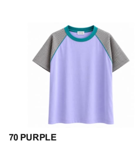【HCAE】 CONTRAST RAGLAN TEE　E27S0014
