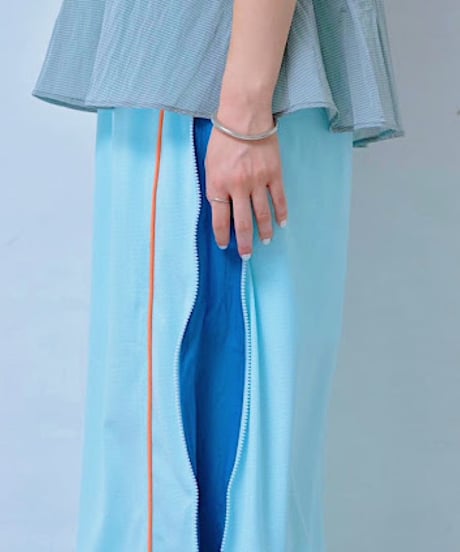 【HCAE】 ZIP MESH SKIRT　E27S0008
