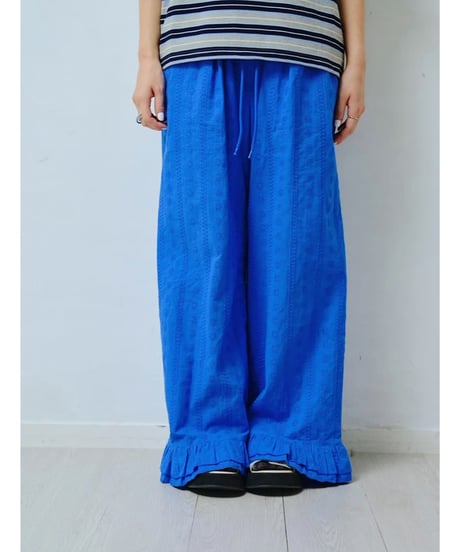 【HCAE】 CUTWORK LACE FRILL PANTS　E27S0004