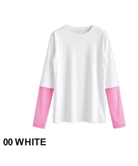 【HCAE】 COLOR CUFF L/S TEE　E27S0005
