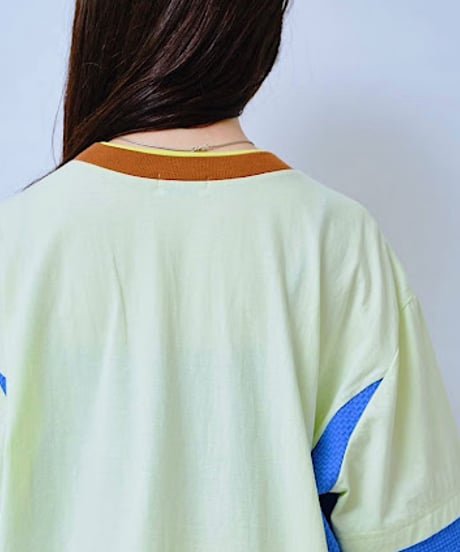【HCAE】 LAYERED COLLAR COMBINATION TOP　E27S0017
