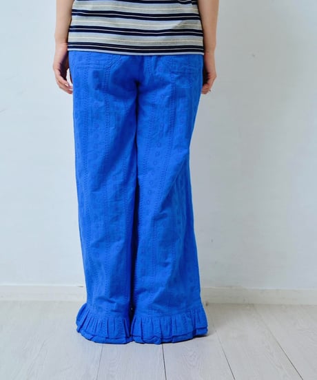 【HCAE】 CUTWORK LACE FRILL PANTS　E27S0004