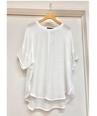 Paulinebleu｜シアーメッシュドルマンプルオーバー