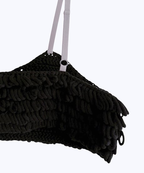 【HCAE】  LOOP KNIT BUSTIER  E26A0032