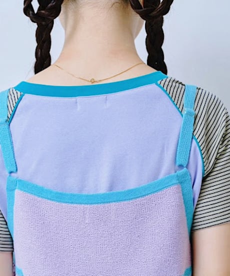 【HCAE】 CONTRAST KNIT CAMISOLE　E27S0013