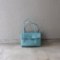 【プラスチック】 TSUKIJI ハンドバッグ S28 シャンプーブルー