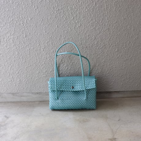 【プラスチック】 TSUKIJI ハンドバッグ S28 シャンプーブルー