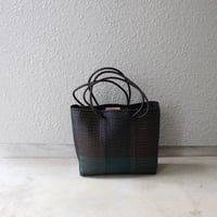 【プラスチック】 オアハカン M31ブロックチェックトート