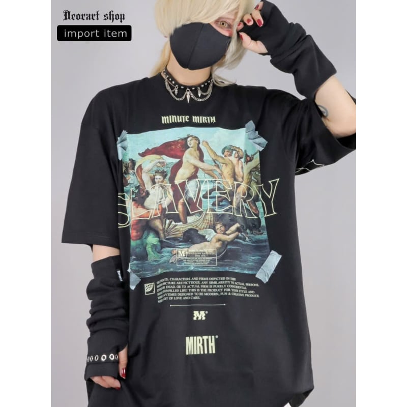 Deorart オーバーサイズTシャツ Gothic Art IPT020