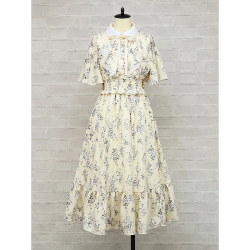 Amavel】Floral Patternロングワンピース/126170730 | KIST