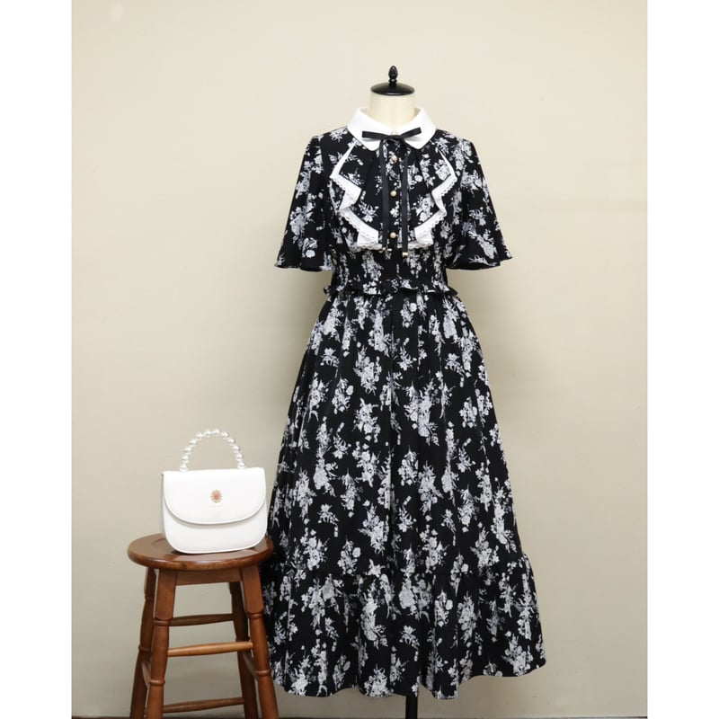 Amavel】Floral Patternロングワンピース/126170730 | KIST