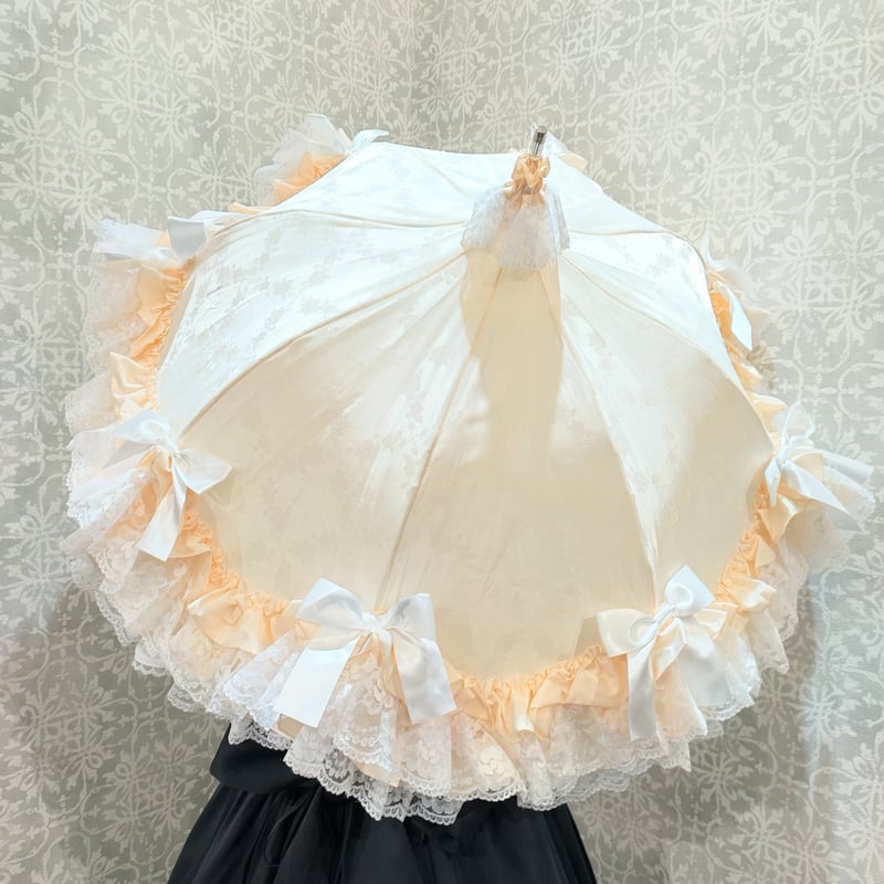 Apleberute】夢紡ぐロゼット〜7つの旋律〜 - パゴダ 日傘 晴雨兼用 UV