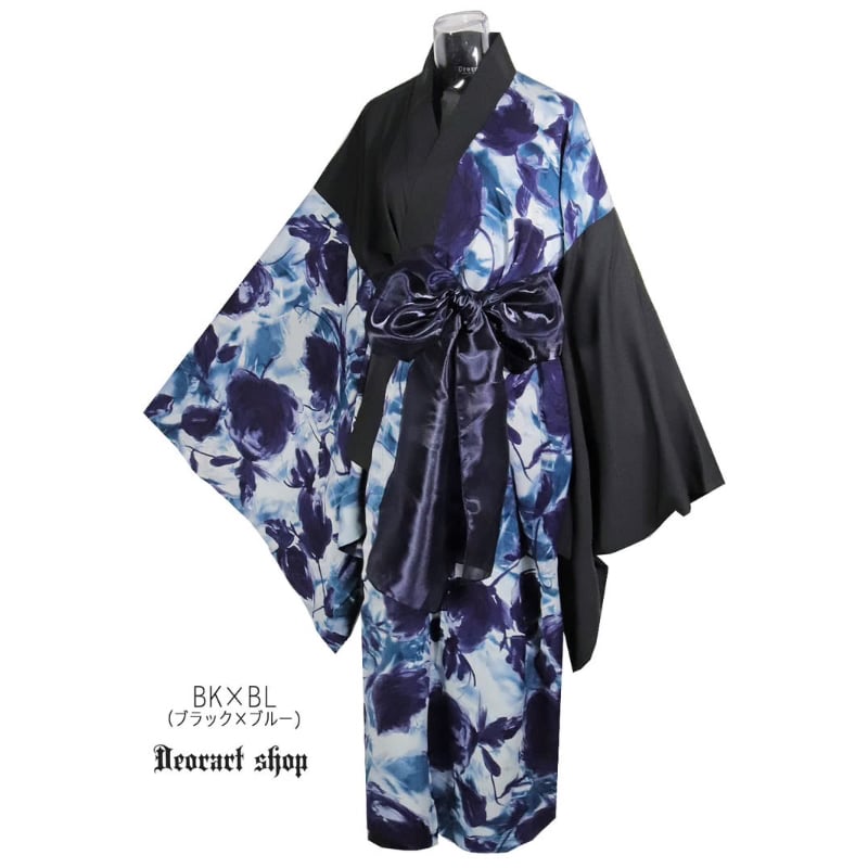 Deorart】Grunge Rose 帯付 浴衣トッパー [着物・和装・YUKATA]（D