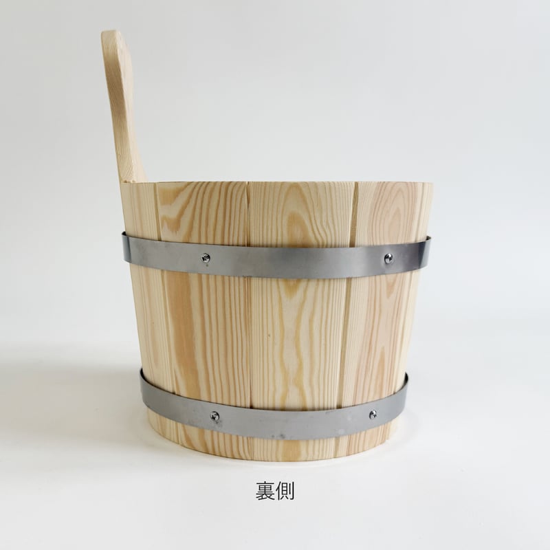 サウナバケツ ＆ ラドル セット 木製（ロウリュ用 ひしゃく） | 雑貨屋