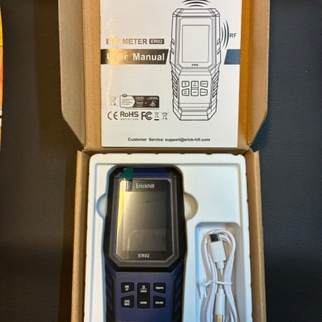 夏祭りセール！8月31まで！✨電磁波測定器ER-02  電場V/m ・ 磁場mG・マイクロ波mW/㎡の3種類の電磁波の計測が可能です。　12,800円→11,520円！