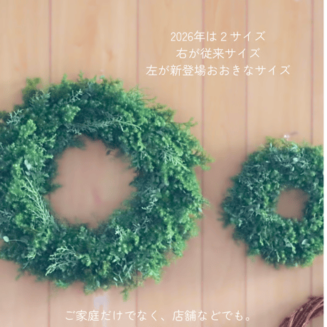 [2026 GOD JUL]salviaオリジナルフレッシュグリーンのスペシャルリース＆カード織リボン