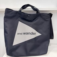【andwander】recycle OX logo tote bag
