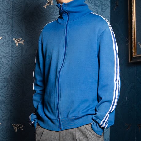 70s Vintage adidas Ventex Track Jacket Blue