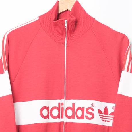 80s Vintage adidas Ventex Track Jacket Red（Made in Romania)