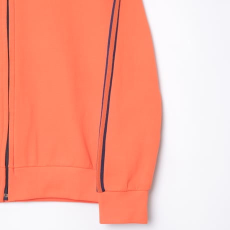 70s Vintage adidas Ventex Collarless Track Jacket Orange (Made in France)