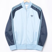70-80s Vintage adidas Ventex ATP Track Jacket Light Blue × Navy (Made in France)1