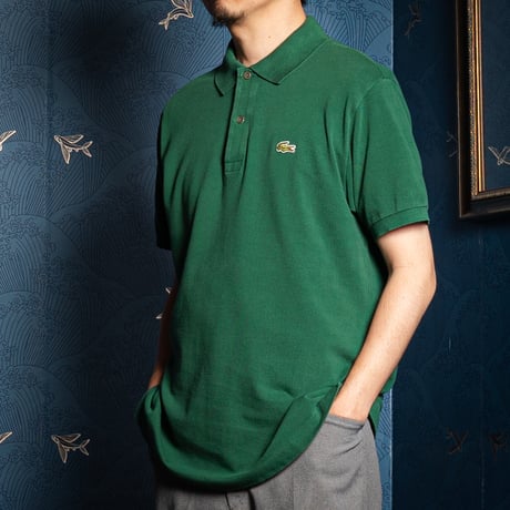 70-80s LACOSTE Polo Green（Made in France）