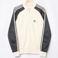 70-80s Vintage adidas Ventex ATP Track Jacket Ivory × Black H.ANDERSSON PLÅT AB（Made in France）