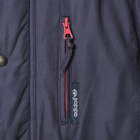 70-80s Vintage adidas Ventex Coat Navy × Red (Made in France)