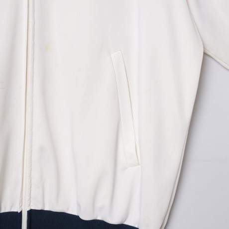 70-80s Vintage adidas ATP Track Jacket Ivory × Navy（Made in West Germany）