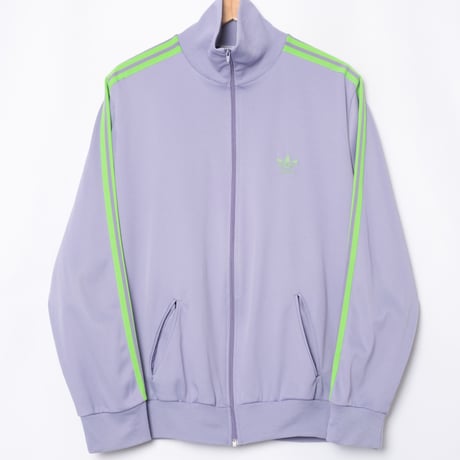 80s Vintage adidas Ventex Track Jacket Light Purple × Light Green (Made in France)