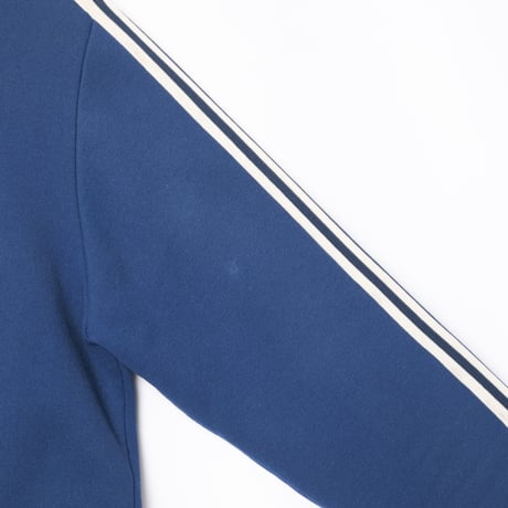 60s Vintage adidas Ventex Collarless Track Jacket Late World Mark Navy (Made in France)